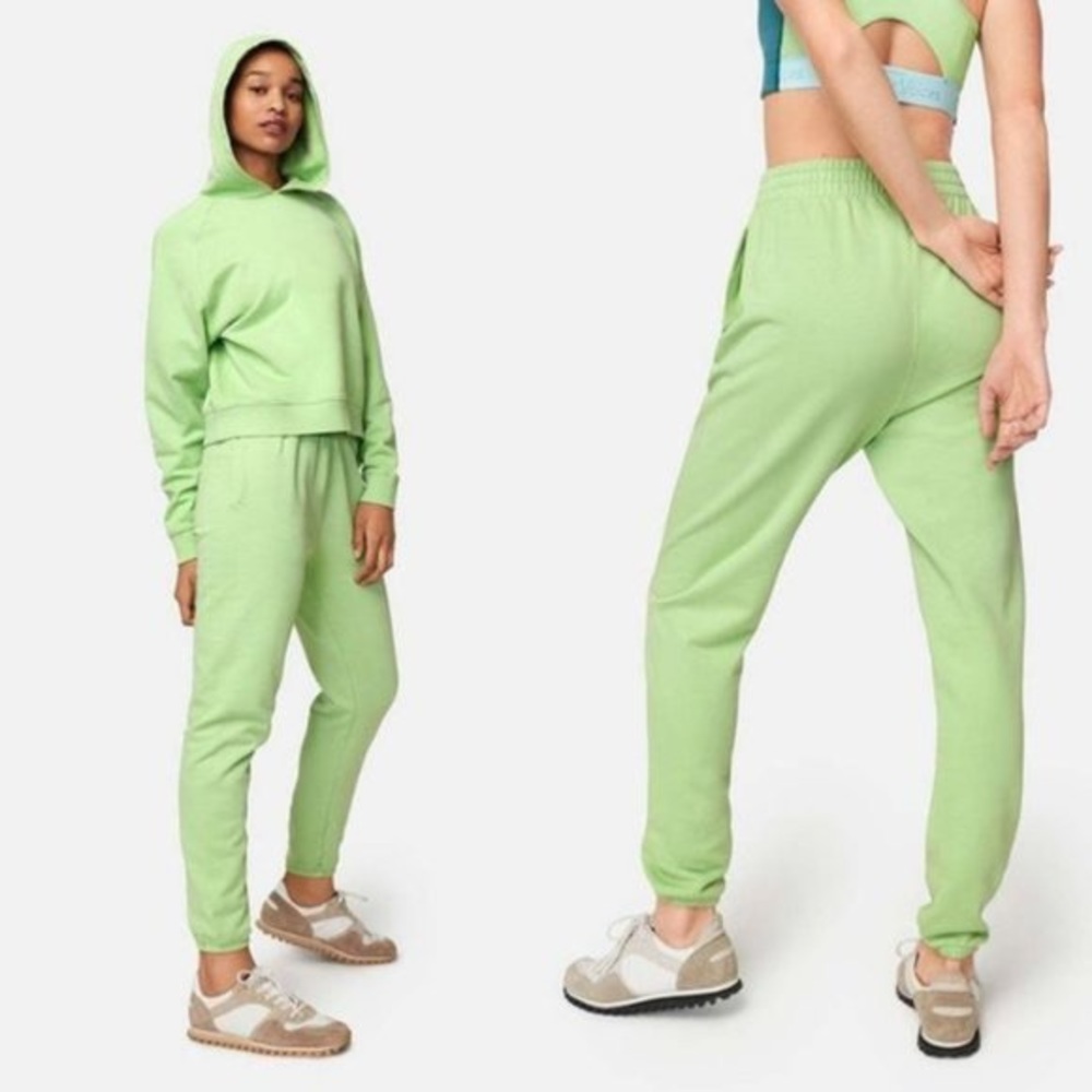 NWT Outdoor Voices | Cotton Terry Jogger | Color: Jade | Small